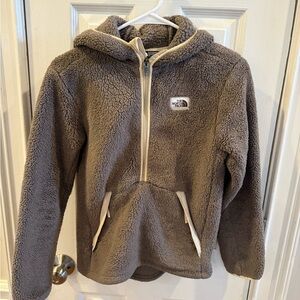 The North Face Kids Brown Fleece Hoodie